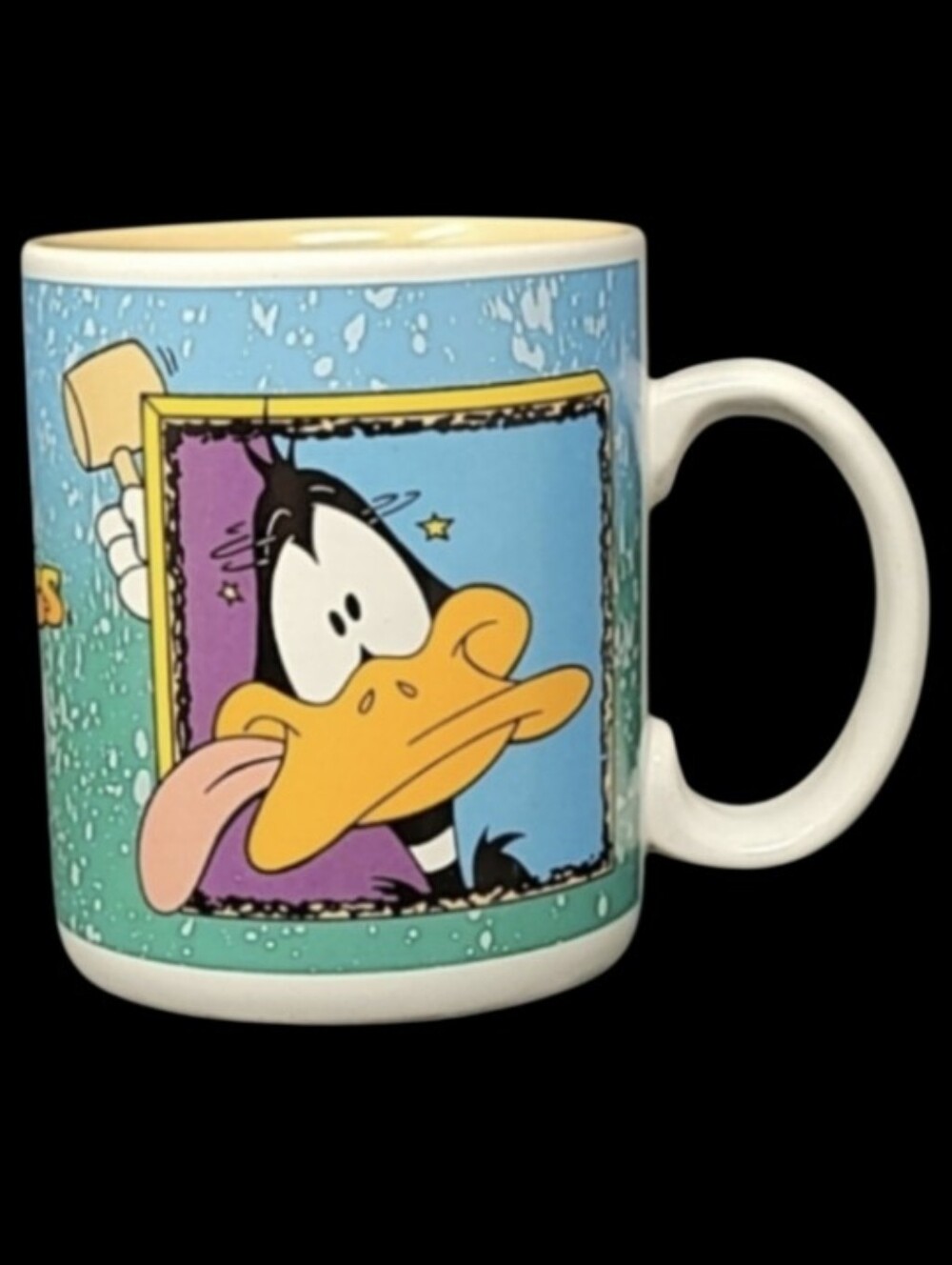 VINTAGE 1994 WARNER BROS. 1994 SIX FLAGS THEME PARKS DAFFY DUCK COFFEE MUG